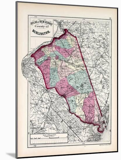 1873, Burlington County, New Jersey, United States-null-Mounted Giclee Print