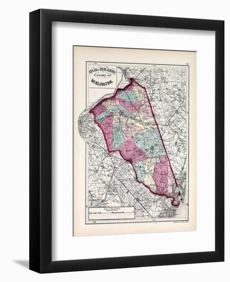 1873, Burlington County, New Jersey, United States-null-Framed Giclee Print