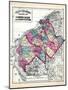 1873, Camden, Salem, Gloucester Counties Map, New Jersey, United States-null-Mounted Giclee Print