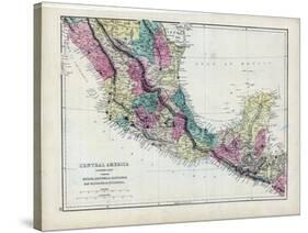 1873, Central America - Mexico, Guatemala, Honduras, San Salvador, Nicaragua-null-Stretched Canvas