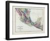 1873, Central America - Mexico, Guatemala, Honduras, San Salvador, Nicaragua-null-Framed Giclee Print