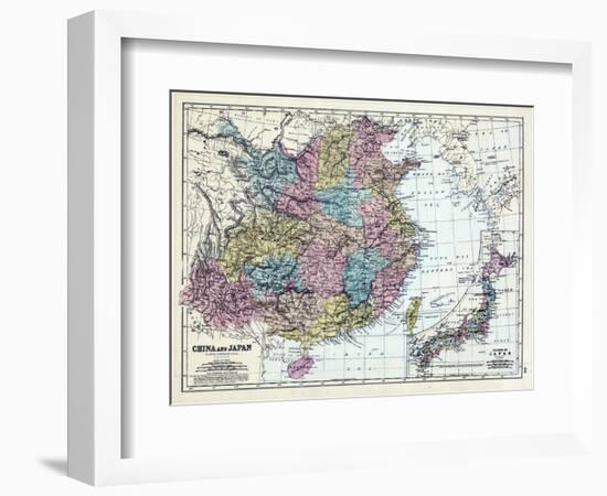 1873, China, Japan-null-Framed Giclee Print