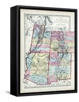 1873, Colorado, Utah, New Mexico, Arizona, USA-null-Framed Stretched Canvas