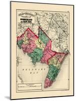 1873, Cumberland and Cape May Counties, New Jersey, United States-null-Mounted Giclee Print