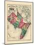 1873, Cumberland and Cape May Counties, New Jersey, United States-null-Mounted Giclee Print