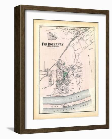 1873, Far Rockaway Town, New York, United States-null-Framed Giclee Print