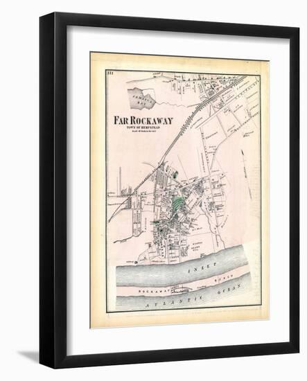 1873, Far Rockaway Town, New York, United States-null-Framed Giclee Print