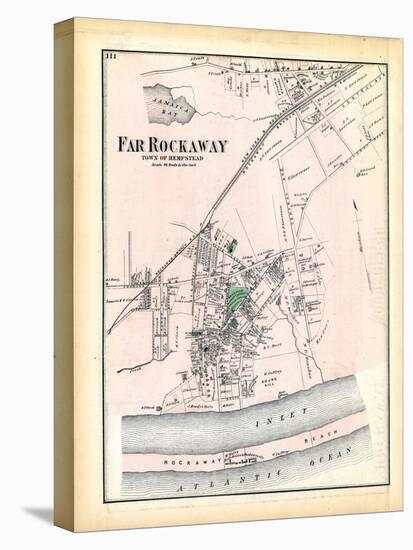 1873, Far Rockaway Town, New York, United States-null-Stretched Canvas