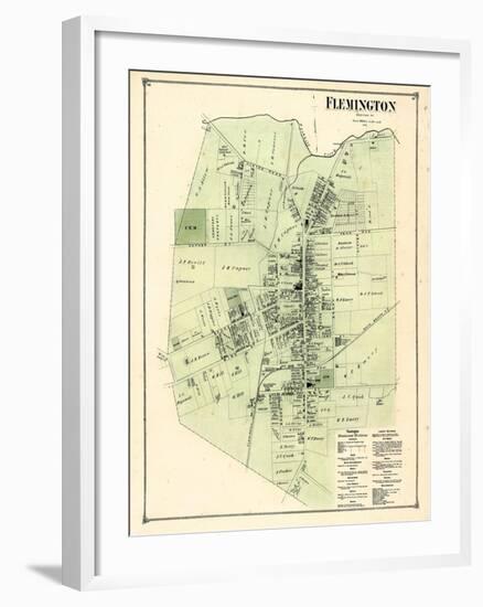 1873, Flemington, New Jersey, United States-null-Framed Giclee Print