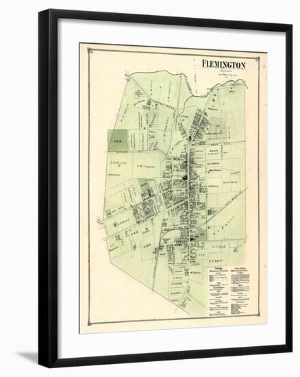 1873, Flemington, New Jersey, United States-null-Framed Giclee Print