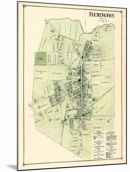 1873, Flemington, New Jersey, United States-null-Mounted Giclee Print