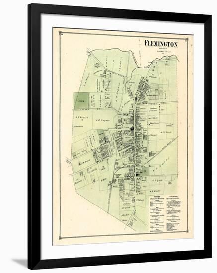 1873, Flemington, New Jersey, United States-null-Framed Giclee Print