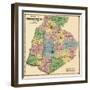 1873, Frederick County Map, Maryland, United States-null-Framed Premium Giclee Print