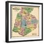 1873, Frederick County Map, Maryland, United States-null-Framed Premium Giclee Print