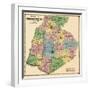 1873, Frederick County Map, Maryland, United States-null-Framed Premium Giclee Print