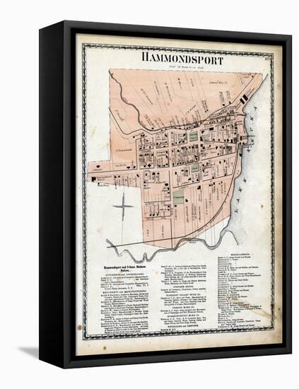 1873, Hammondsport, New York, United States-null-Framed Stretched Canvas