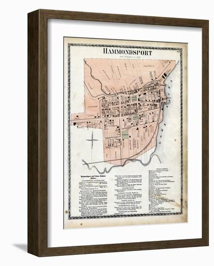 1873, Hammondsport, New York, United States-null-Framed Giclee Print