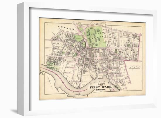 1873, Harvard College, CambridgeMassachusetts, United States-null-Framed Giclee Print