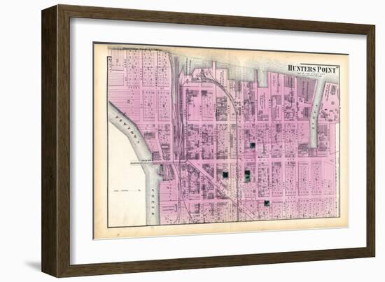 1873, Hunters Point, New York, United States-null-Framed Giclee Print