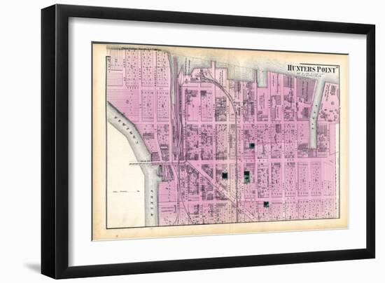 1873, Hunters Point, New York, United States-null-Framed Giclee Print