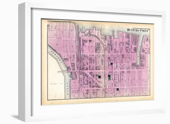 1873, Hunters Point, New York, United States-null-Framed Giclee Print