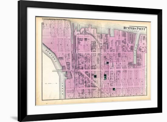 1873, Hunters Point, New York, United States-null-Framed Giclee Print