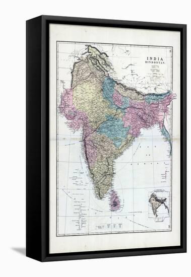 1873, India, Hindostan-null-Framed Stretched Canvas