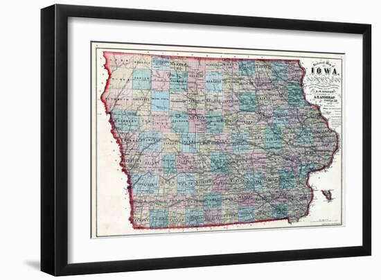 1873, Iowa, United States-null-Framed Giclee Print