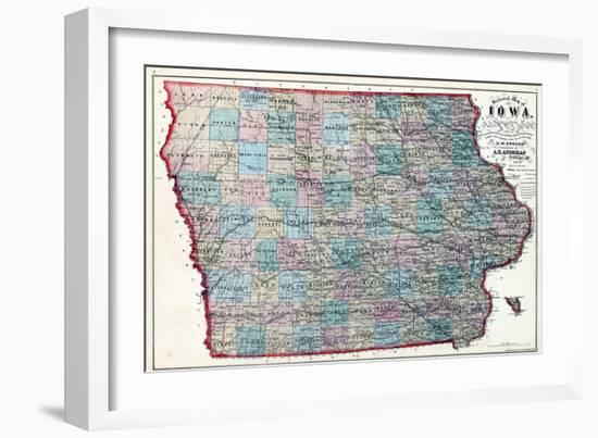 1873, Iowa, United States-null-Framed Giclee Print