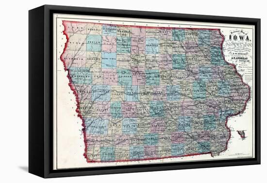 1873, Iowa, United States-null-Framed Stretched Canvas