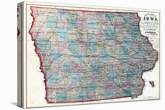 1873, Iowa, United States-null-Stretched Canvas