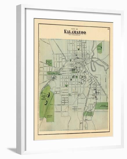 1873, Kalamazoo, Michigan, United States-null-Framed Giclee Print