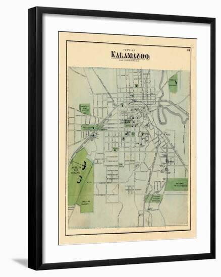 1873, Kalamazoo, Michigan, United States-null-Framed Giclee Print