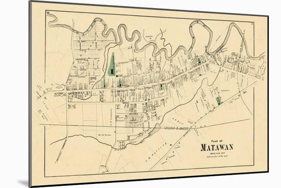 1873, Matawan, New Jersey, United States-null-Mounted Giclee Print