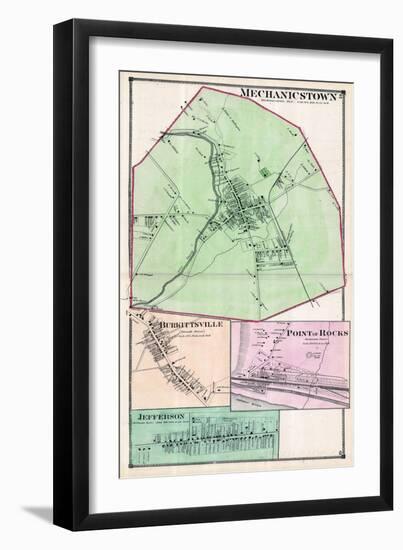 1873, Mechanicstown 2, Burkittsville, Point of Rocks, Jefferson 2, Maryland, United States-null-Framed Giclee Print