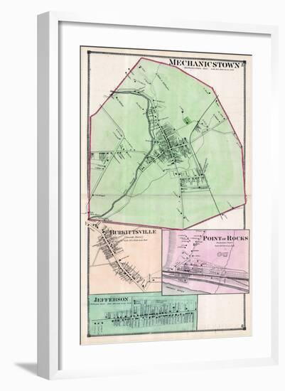 1873, Mechanicstown 2, Burkittsville, Point of Rocks, Jefferson 2, Maryland, United States-null-Framed Giclee Print