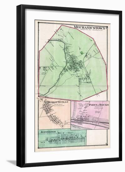 1873, Mechanicstown 2, Burkittsville, Point of Rocks, Jefferson 2, Maryland, United States-null-Framed Giclee Print