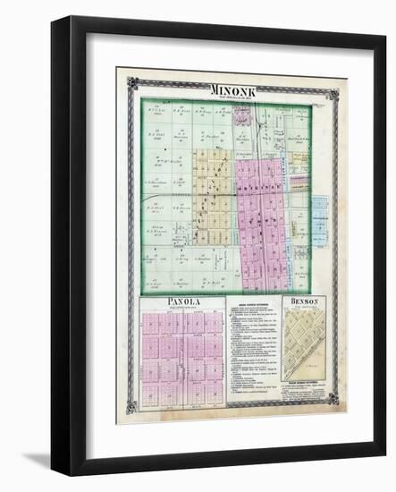 1873, Minonk, Panola, Benson, Illinois, United States-null-Framed Giclee Print