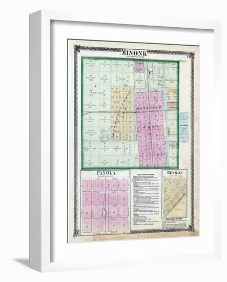 1873, Minonk, Panola, Benson, Illinois, United States-null-Framed Giclee Print