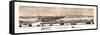 1873, Moline Panoramic View, Illinois, United States-null-Framed Stretched Canvas