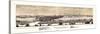 1873, Moline Panoramic View, Illinois, United States-null-Stretched Canvas