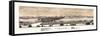 1873, Moline Panoramic View, Illinois, United States-null-Framed Stretched Canvas