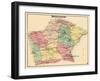 1873, Montgomery Township, Plainville P.O., Rocky Hill P.O., New Jersey, United States-null-Framed Giclee Print