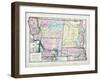 1873, Nebraska, Dakota, Montana, Wyoming, USA-null-Framed Giclee Print