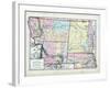 1873, Nebraska, Dakota, Montana, Wyoming, USA-null-Framed Giclee Print