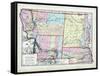 1873, Nebraska, Dakota, Montana, Wyoming, USA-null-Framed Stretched Canvas