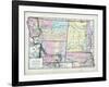 1873, Nebraska, Dakota, Montana, Wyoming, USA-null-Framed Giclee Print