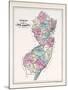1873, New Jersey State Map, New Jersey, United States-null-Mounted Giclee Print