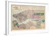 1873, New York and Brooklyn Cities Central Portions Map, New York, United States-null-Framed Giclee Print