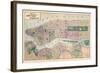 1873, New York and Brooklyn Cities Central Portions Map, New York, United States-null-Framed Giclee Print